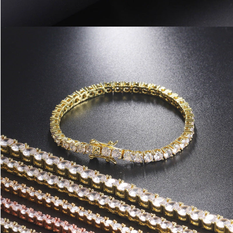 Vergoldetes Zirkonarmband