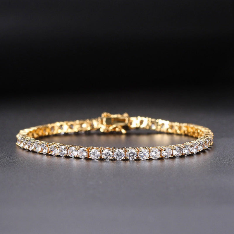Vergoldetes Zirkonarmband