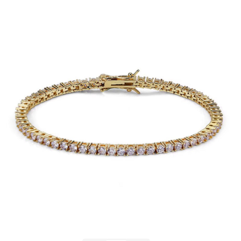 Vergoldetes Zirkonarmband