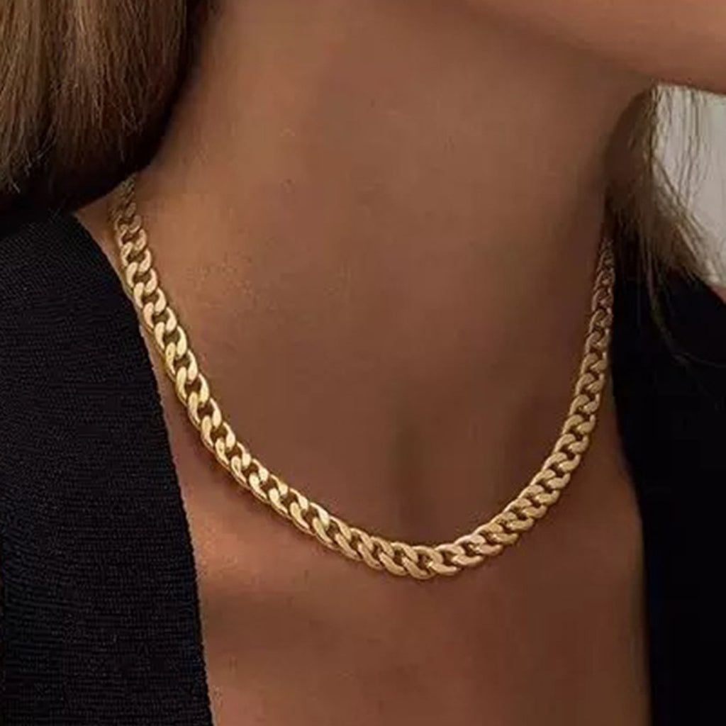Retro Gold NK Halskette