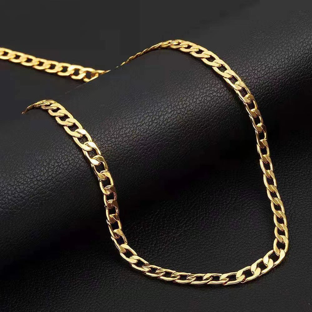 Retro Gold NK Halskette