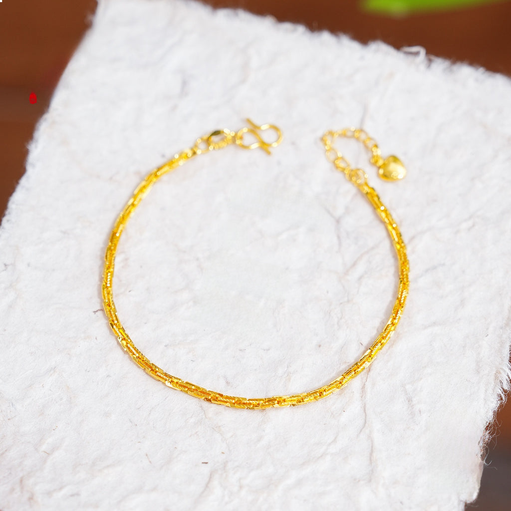Vergoldetes Schlangenkette-Armband