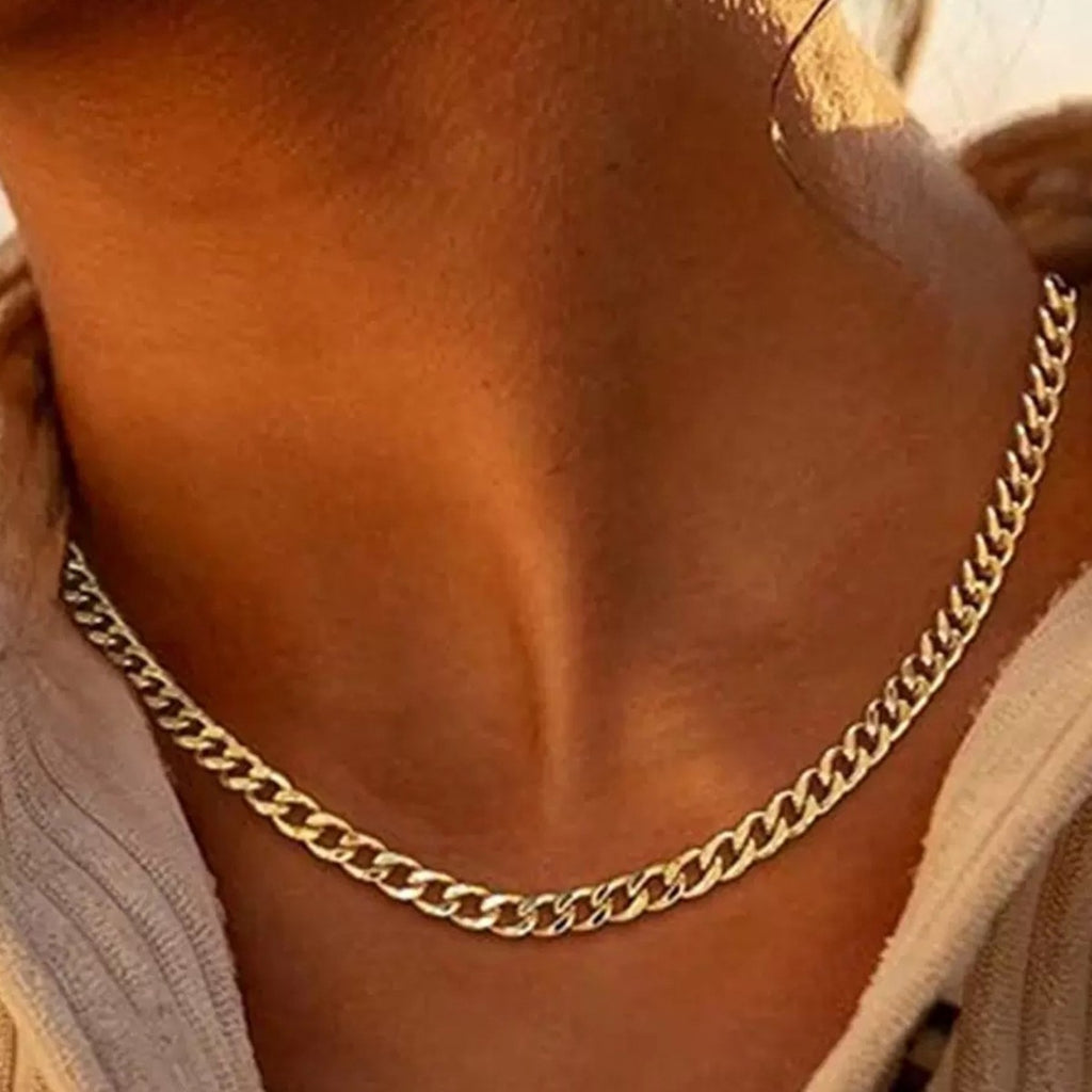 Retro Gold NK Halskette