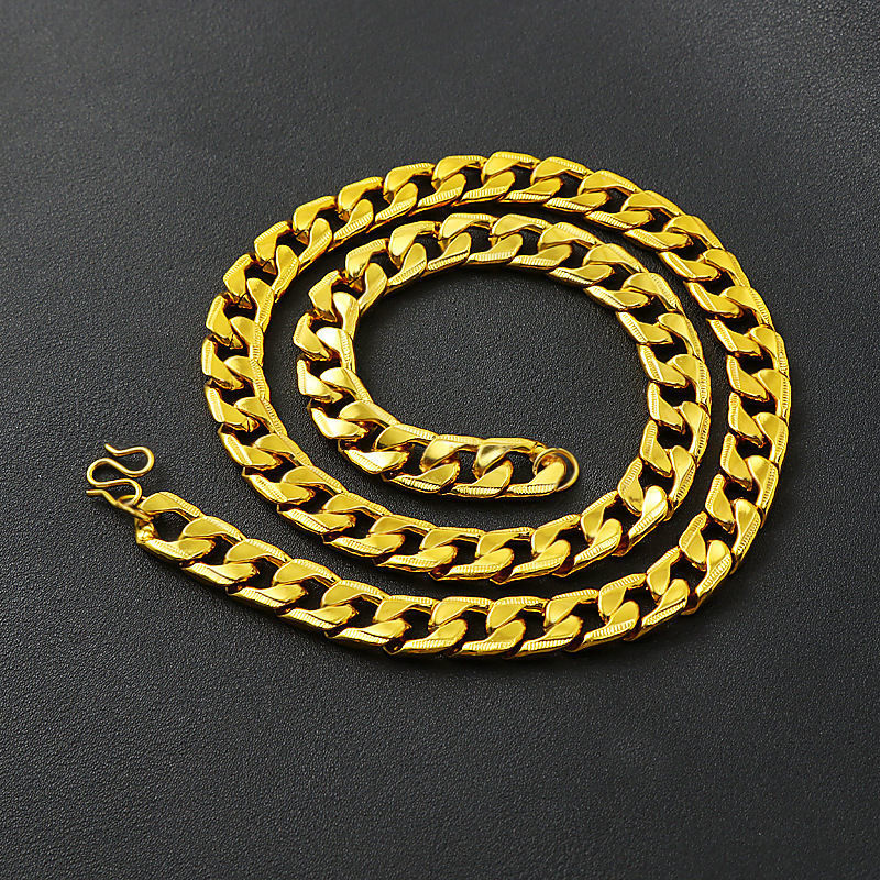 Sand Gold Plated Necklace Bracelet Ring Set